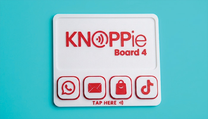 Knoppie Red & White